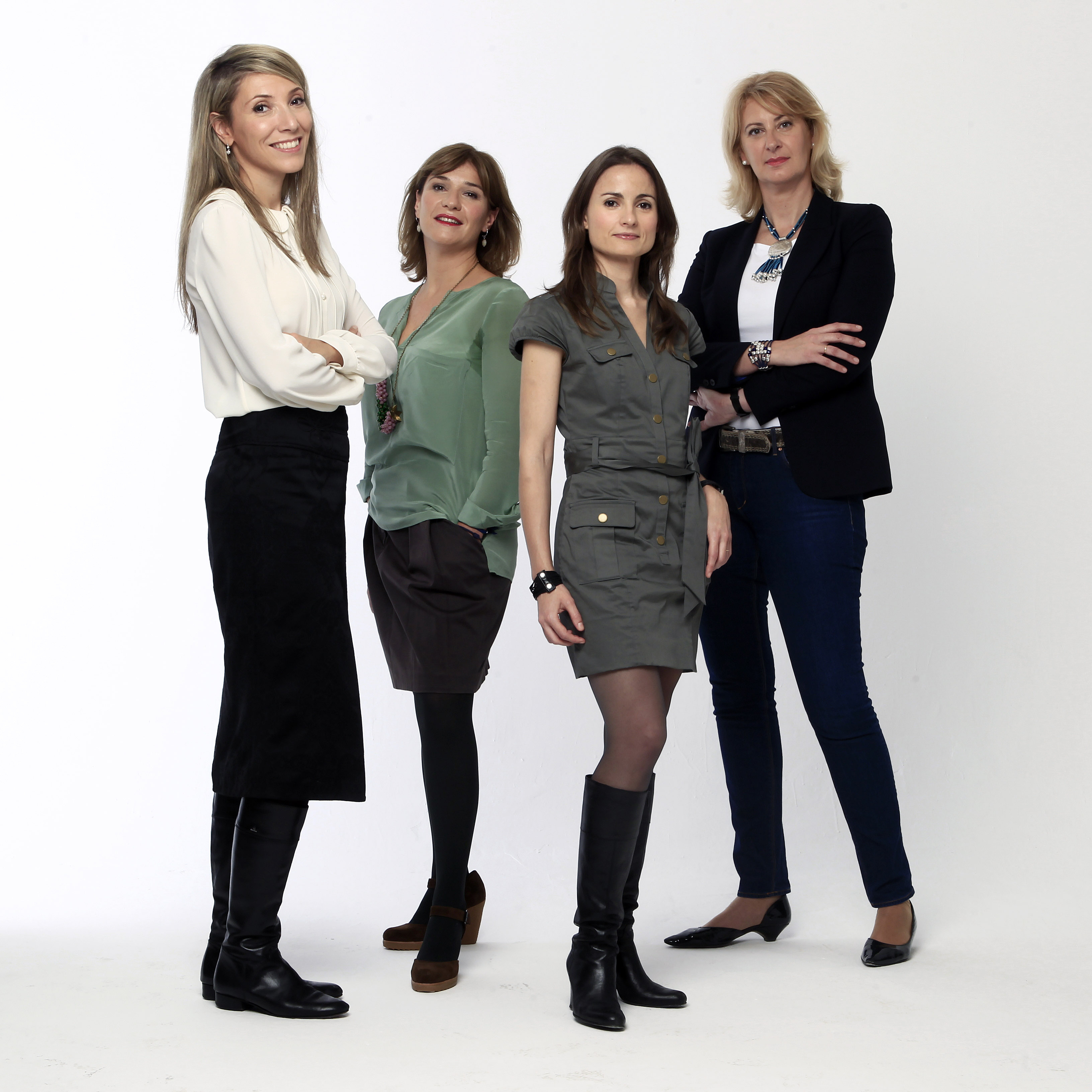 Marilín Gonzalo, Irene Cano, Pepa Romero, Marisa Toro