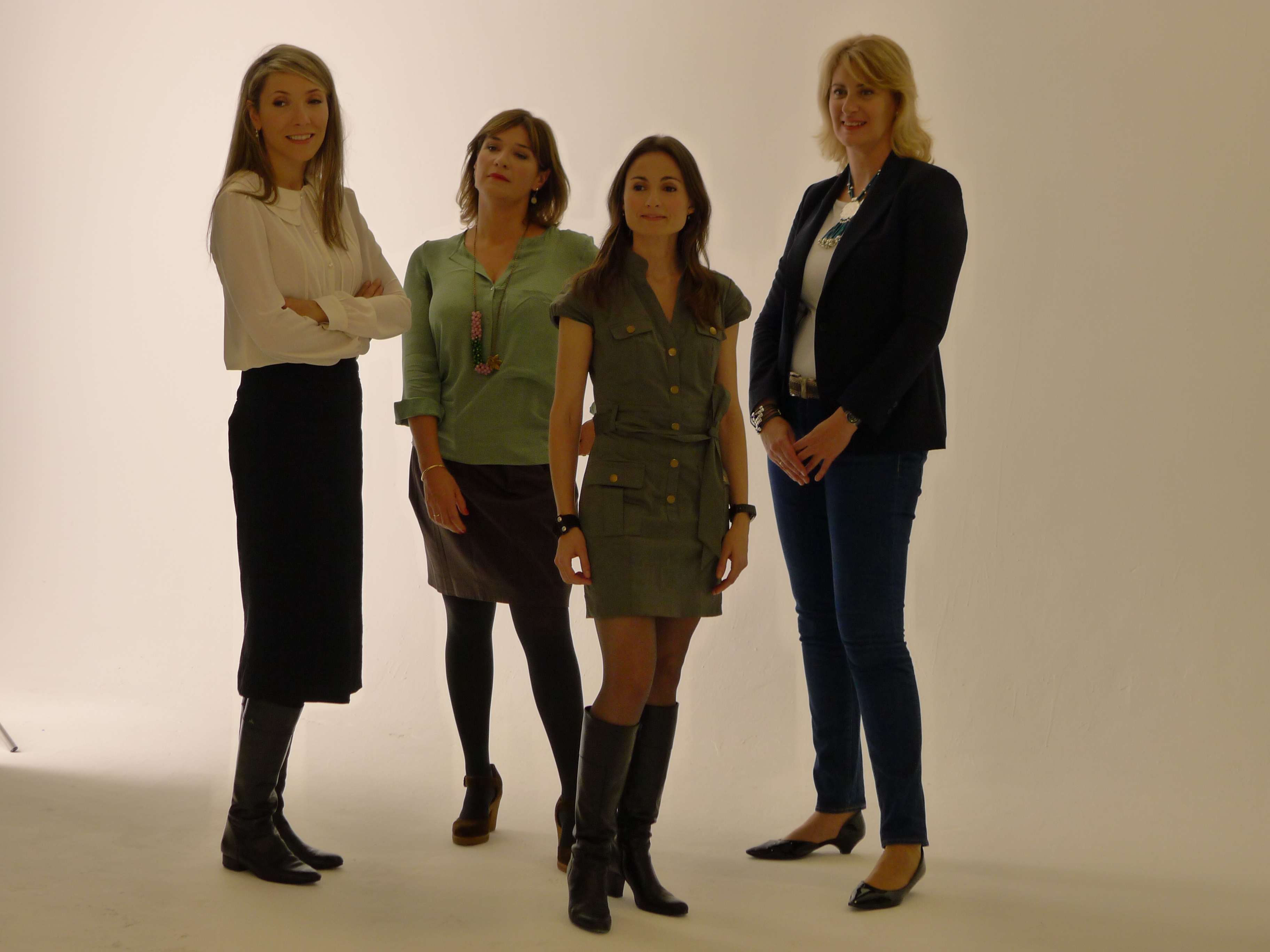 Marilín Gonzalo, Pepa Romero, Marisa Toro e Irene Cano