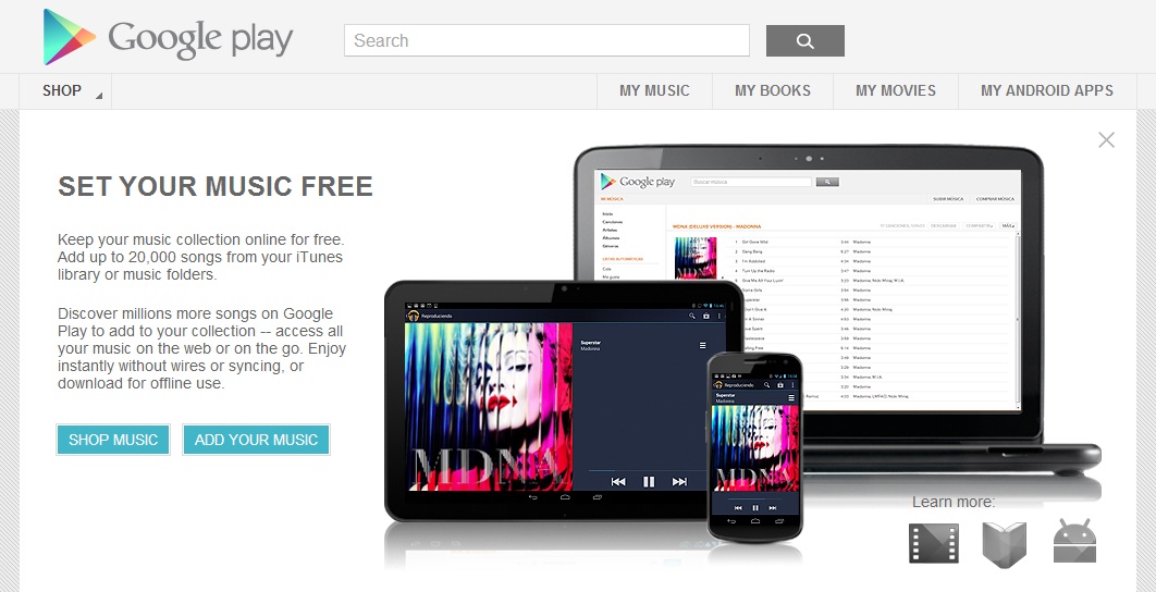 Google-Music-Store